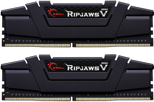 xlarge_20220111124720_g_skill_ripjaws_v_64gb_ddr4_ram_me_2_modules_2x32gb_kai_sychnotita_4000mhz_gia_desktop_f4_4000c18d_64gvk.jpeg G.SKILL RIPJAWSV DDR4 2X32GB 4000MHZ CL18 XMP2 BLACK - Image 1