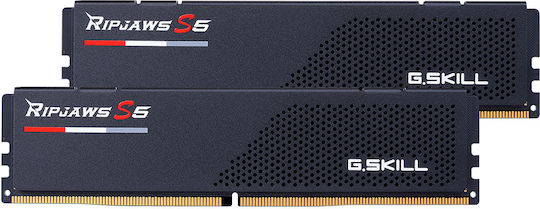 xlarge_20220513094239_g_skill_ripjaws_s5_64gb_ddr5_ram_me_2_modules_2x32gb_kai_sychnotita_6000mhz_gia_desktop_f5_6000j3040g32gx2_rs5k.jpeg G.Skill Ripjaws S5 DDR5 64GB RAM with 2x32GB Modules and Speed 6000 for Desktop - Image 1