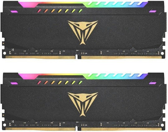 Patriot Viper Steel RGB DDR4 32GB RAM with 2x16GB Modules and Speed 3600 for Desktop - Image 1