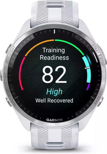xlarge_20230425095200_garmin_forerunner_965_titanium_adiavrocho_smartwatch_me_palmografo.jpeg Garmin Forerunner 965 3.56 cm (1.4 ) AMOLED 47 mm Digital 454 x 454 pixels Touchscreen White Wi-Fi GPS (satellite) - Image 1
