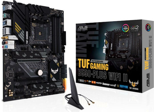 Asus TUF Gaming B550-PLUS WIFI II Motherboard ATX with AMD AM4 Socket 90MB19U0-M0EAY0 - Image 1
