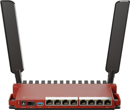 MikroTik L009UiGS-2HaxD-IN v7 Wireless Router Wi‑Fi 6 with 8 Gigabit Ports