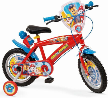 Children's Bike 14  Paw Patrol Red 1478 Boy NEW TOIMSA