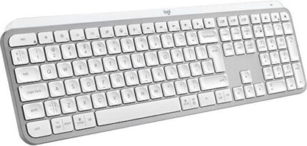 Logitech MX Keys S Wireless Bluetooth Keyboard Only International English Pale Grey