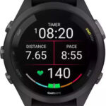 Garmin Forerunner 265S 2.79 cm (1.1 ) AMOLED 42 mm Digital 360 x 360 pixels Touchscreen Black  Grey Wi-Fi GPS (satellite)