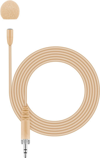 Sennheiser MKE Essential Omni Beige - miniature lavalier microphone with 3.5 mm jack connector (beige) - Image 1