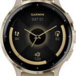 Garmin 010-02785-55 smartwatch / sport watch 3.05 cm (1.2 ) AMOLED 41 mm Digital 390 x 390 pixels Touchscreen Gold Wi-Fi GPS (satellite)