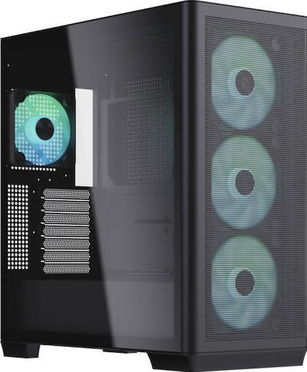 xlarge_20231115135556_apnx_c1_gaming_midi_tower_kouti_ypologisti_me_plaino_parathyro_kai_rgb_fotismo_mayro.jpeg APNX C1 Gaming Midi Tower Computer Case with Side Window and RGB Lighting Black - Image 1