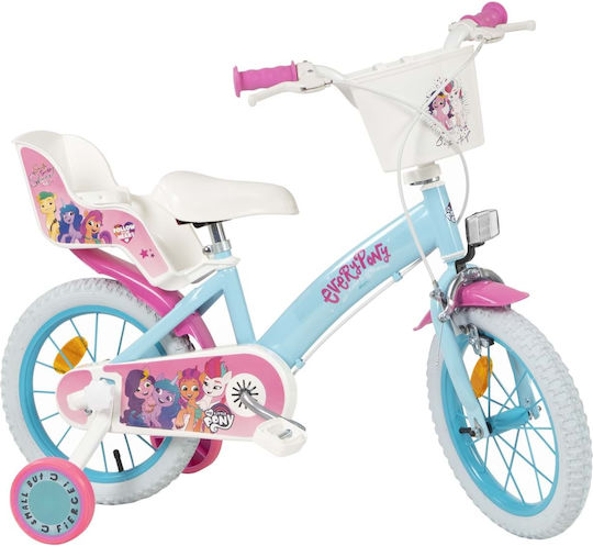 xlarge_20231215130722_toimsa_my_little_pony_14_paidiko_podilato_polis_galazio.jpeg Children's bicycle 14 MyLittlePony 1497 TOIMSA - Image 1