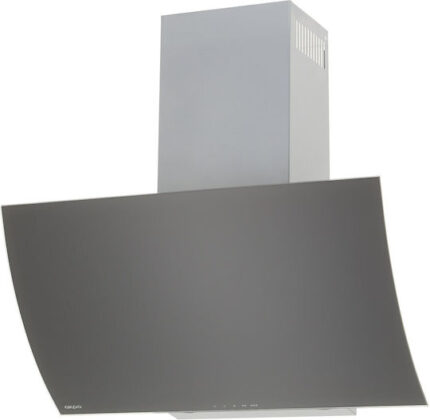 Akpo WK-4 Clarus 60 Chimney Kitchen Hood Grey Glass
