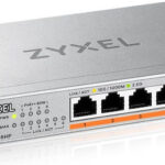 Zyxel XMG-105HP Unmanaged 2.5G Ethernet (100/1000/2500) Power over Ethernet (PoE) Silver