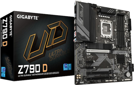 xlarge_20240403162321_gigabyte_z790_d_rev_1_0_motherboard_atx_me_intel_1700_socket.jpeg GIGABYTE Z790 D Motherboard - Supports Intel Core 14th Gen CPUs 12+1+1 Phases Digital VRM up to 7600MHz DDR5 (OC) 3xPCIe 4.0 M.2 2.5GbE LAN USB 3.2 Gen 2 - Image 1