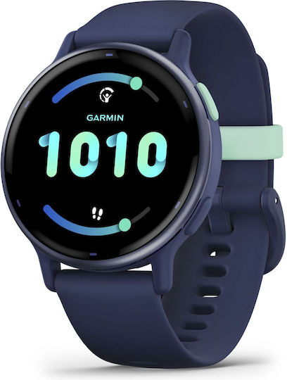 xlarge_20240403164212_garmin_vivoactive_5_aluminium_42mm_adiavrocho_smartwatch_me_palmografo_royal_blue.jpeg Garmin Vivoactive 5 3.05 cm (1.2 ) AMOLED 42 mm Digital 390 x 390 pixels Touchscreen Blue Wi-Fi GPS (satellite) - Image 1