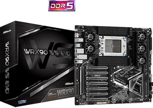 ASRock WRX90 WS Evo Motherboard SSI EEB with AMD TR5 Socket - Image 1