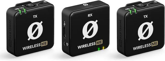 xlarge_20240424115724_rode_asyrmato_mikrofono_me_dual_set.jpeg RODE Wireless ME Dual - compact wireless microphone system with two transmitters for two-channel recording - Image 1