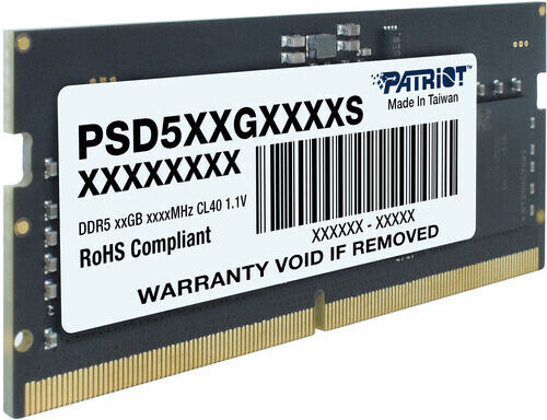 RAM Patriot Signature 32GB (1x32GB) DDR5 5600MHz CL46 SODIMM - Image 1