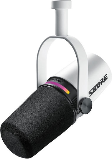 Shure MV7+-W - lectern/vocal microphone with XLR/USB-C connector  white - Image 1