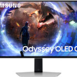 Samsung G60SD computer monitor 68.6 cm (27 ) 2560 x 1440 pixels Quad HD OLED Silver