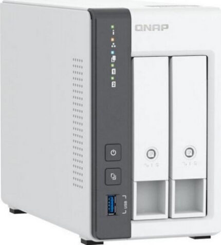 QNap TS-216G NAS with 2 slots for HDD/SSD