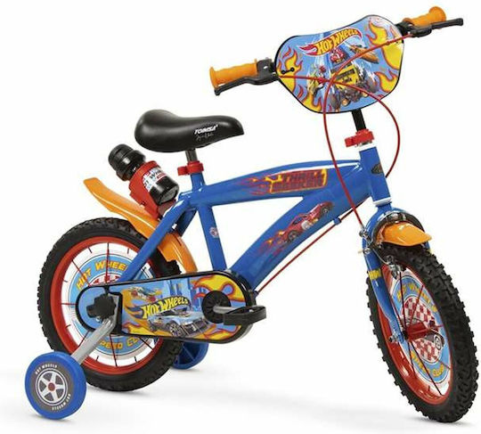 xlarge_20240627110505_toimsa_14_paidiko_podilato_bmx_mple.jpeg Children's bicycle 14 HOT WHEELS 1468 Blue - Image 1