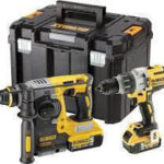 DEWALT Set Drill Driver & Hammer 18V with 2 Batteries 5Ah and Case