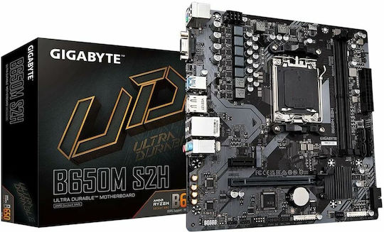 xlarge_20240809141151_gigabyte_b650m_s2h_rev_1_0_motherboard_micro_atx_me_amd_am5_socket.jpeg Gigabyte B650M S2H rev. 1.0 Motherboard Micro ATX with AMD AM5 Socket - Image 1