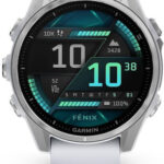 Garmin Fenix 8 3.3 cm (1.3 ) AMOLED 43 mm Digital 416 x 416 pixels Touchscreen Silver Wi-Fi GPS (satellite)