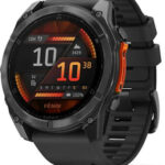 Garmin Fenix 8 3.56 cm (1.4 ) AMOLED 51 mm Digital 454 x 454 pixels Touchscreen Titanium Wi-Fi GPS (satellite)