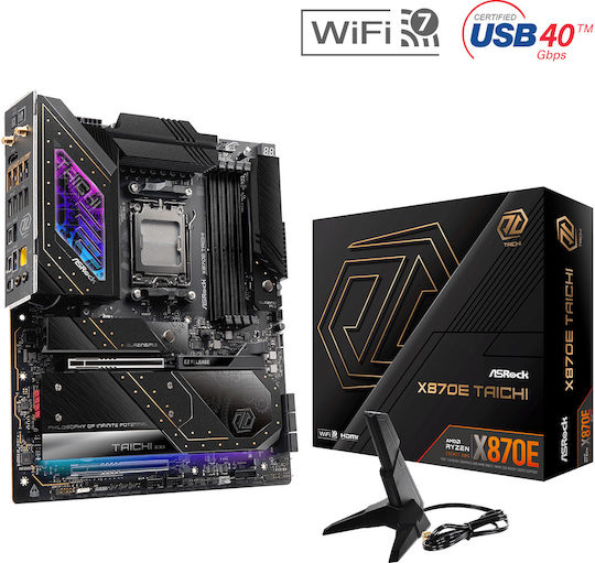 xlarge_20241003102349_asrock_x870e_taichi_wi_fi_motherboard_extended_atx_me_amd_am5_socket.jpeg ASRock X870E Taichi Wi-Fi Motherboard Extended ATX with AMD AM5 Socket - Image 1