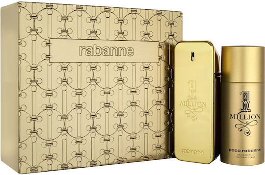 xlarge_20241008100956_rabanne_1_million_andriko_set_me_eau_de_parfum_634842.jpeg Paco Rabanne Set 1 Million Edt 100ml Desodorante 150ml· - Image 1