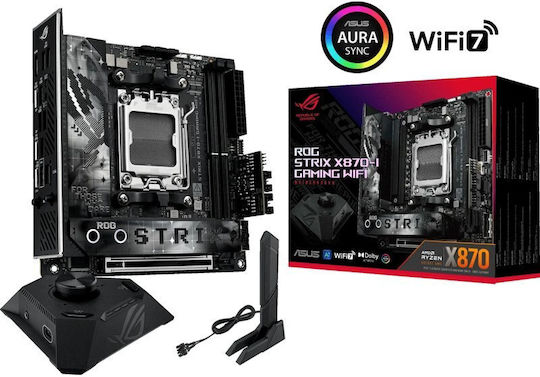 ASUS ROG STRIX X870-I GAMING WIFI AMD X870 socket AM5 mini ITX motherboard - Image 1