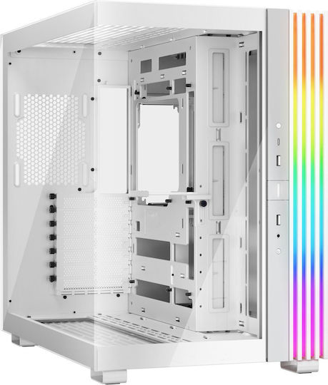 xlarge_20241014151342_be_quiet_light_base_600_dx_gaming_midi_tower_kouti_ypologisti_me_plaino_parathyro_kai_rgb_fotismo_leyko.jpeg Be Quiet Light Base 600 DX Gaming Midi Tower Computer Case with Side Window and RGB Lighting White - Image 1