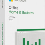 Microsoft Office Home & Business 2024 English compatible with Mac/Windows for 1 User Eurozone Medialess P8