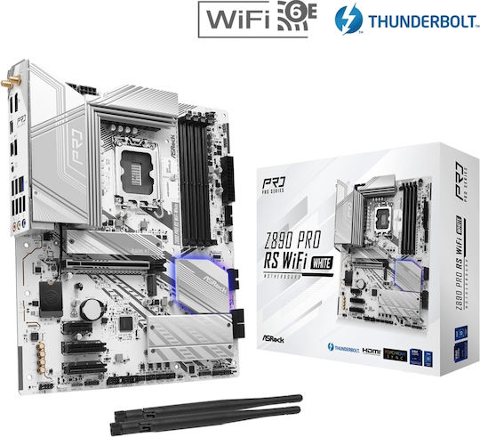 xlarge_20241018154952_asrock_z890_pro_rs_wifi_white_motherboard_atx_me_intel_1851_socket.jpeg ASRock Ζ890 Pro RS WiFi White Motherboard ATX with Intel 1851 Socket - Image 1