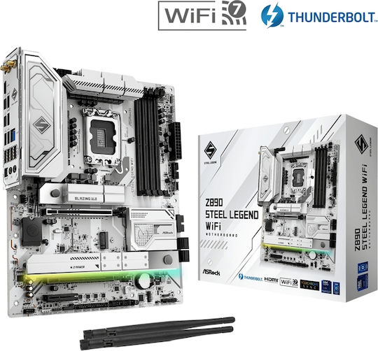 xlarge_20241018161032_asrock_z890_steel_legend_wifi_motherboard_atx_me_intel_1851_socket.jpeg ASRock Z890 Steel Legend WiFi Motherboard ATX with Intel 1851 Socket - Image 1