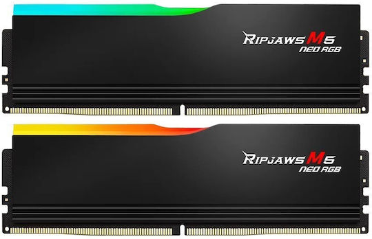 xlarge_20241203144814_g_skill_ripjaws_m5_neo_32gb_ddr5_ram_me_2_modules_2x16gb_kai_tachytita_6000_gia_desktop_f5_6000j3636f16gx2_rm5nrk.jpeg G.Skill Ripjaws M5 RGB F5-6000J3636F16GX2-RM5NRK memory module 32 GB 2 x 16 GB DDR5 6000 MHz - Image 1