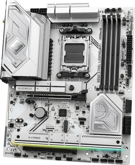ASRock B850 Steel Legend WiFi Motherboard ATX with AMD AM5 Socket - Image 1