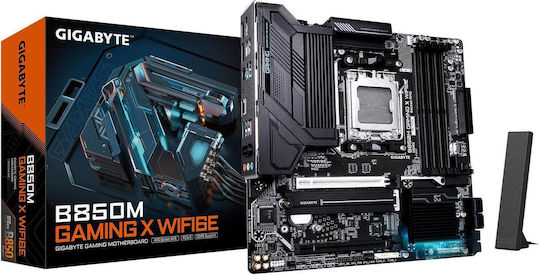 xlarge_20250110124016_gigabyte_b850m_gaming_x_wifi6e_motherboard_micro_atx_me_amd_am5_socket.jpeg Gigabyte B850M GAMING X WIFI6E Motherboard Micro ATX with AMD AM5 Socket - Image 1