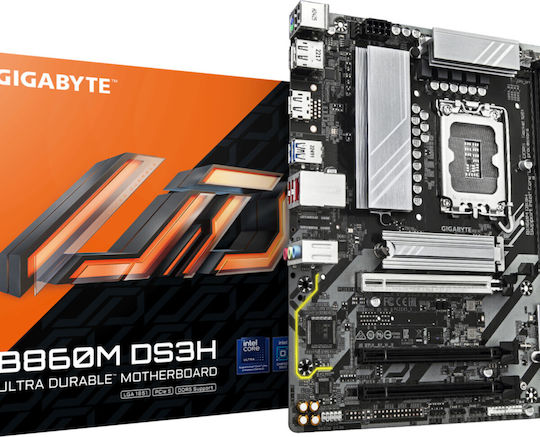 xlarge_20250115130339_gigabyte_b860m_ds3h_motherboard_micro_atx_me_intel_1851_socket.jpeg Gigabyte B860M DS3H Motherboard Micro ATX with Intel 1851 Socket - Image 1