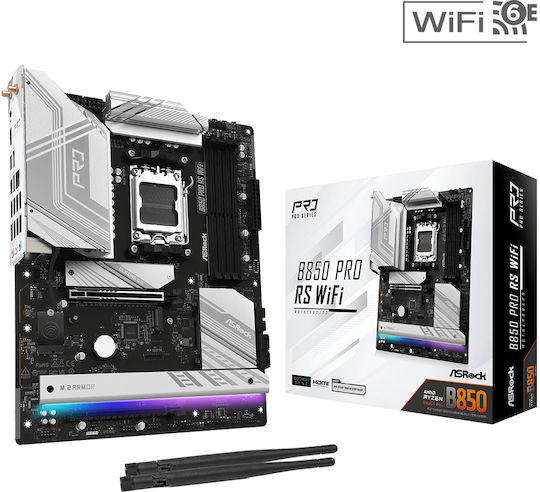 xlarge_20250122120040_asrock_b850_pro_rs_wifi_motherboard_atx_me_amd_am5_socket.jpeg ASRock B850 PRO RS WiFi Motherboard ATX with AMD AM5 Socket - Image 1