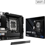 ASRock B860I WiFi Motherboard Mini ITX with Intel 1851 Socket