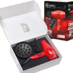 Parlux Hair Dryer Alyon Rojo Lote 4 Piezas