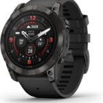 Garmin Fenix E 3.3 cm (1.3 ) AMOLED 47 mm Digital 416 x 416 pixels Touchscreen Black Wi-Fi GPS (satellite)