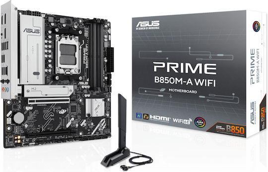 ASUS PRIME B850M-A WIFI AMD B850 Socket AM5 micro ATX - Image 1