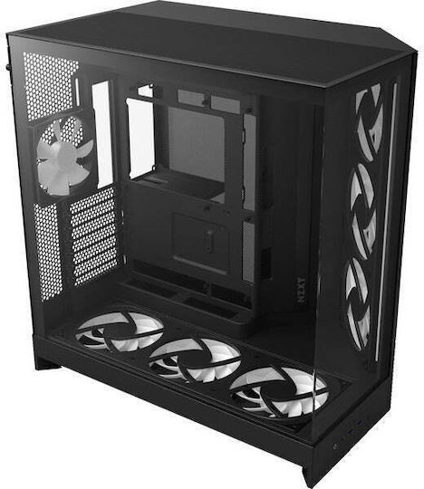 xlarge_20250526162329_nzxt_h9_flow_rgb_gaming_midi_tower_kouti_ypologisti_me_plaino_parathyro_mayro_mat.jpeg NZXT H9 Flow RGB+ Midi Tower Black - Image 1
