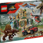LEGO Jurassic World Spinosaurus & Quetzalcoatlus Air Mission for 8+ Years 984 Pieces