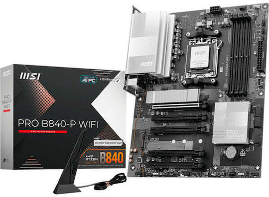 xlarge_20250624132156_msi_pro_b840m_p_wifi6e_motherboard_micro_atx_me_amd_am5_socket.jpeg MSI Pro B840M-P WIFI6E Motherboard Micro ATX with AMD AM5 Socket - Image 1
