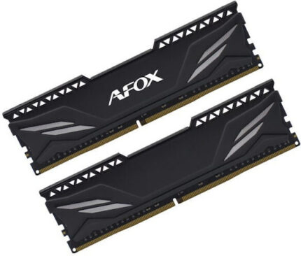 Afox Black Heatsink DDR4 32GB RAM with 2x16GB Modules and Speed 3200 for Desktop