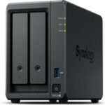 Synology Disk Station DS725+ NAS Tower with 2 slots for HDD/M.2/SSD and 2 Ethernet ports
