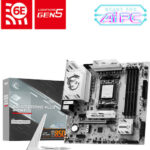 MSI Gaming Plus Wifi6E B850 Motherboard Micro ATX with AMD AM5 Socket